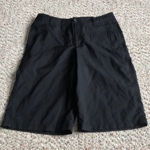 Youth large black under armor shorts